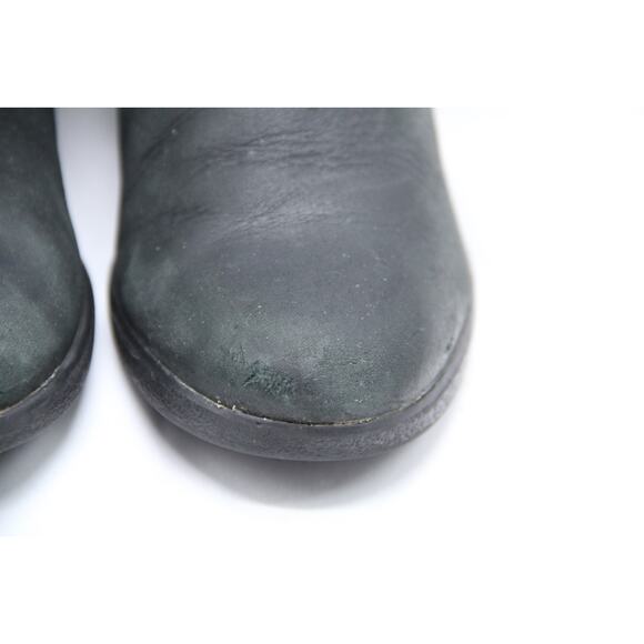 Ugg Lesley Boots Womens 6 Leather Waterproof Wedge Heel Knee High 1005266 - Picture 4 of 10